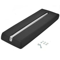CONSOLE PAD WITH STAINLESS TRIM - 64-65 FLCN/RANCH BLACK W/TRIM