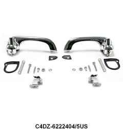 US OUTSIDE DOOR HANDLES - 64-65 FLCN/COMET, 64-66 & 69-70 MUST W/BUTTONS & PADS