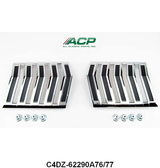 QUARTER PANEL ORNAMENTS- 64-65 FALCON, 64-65 RANCHERO