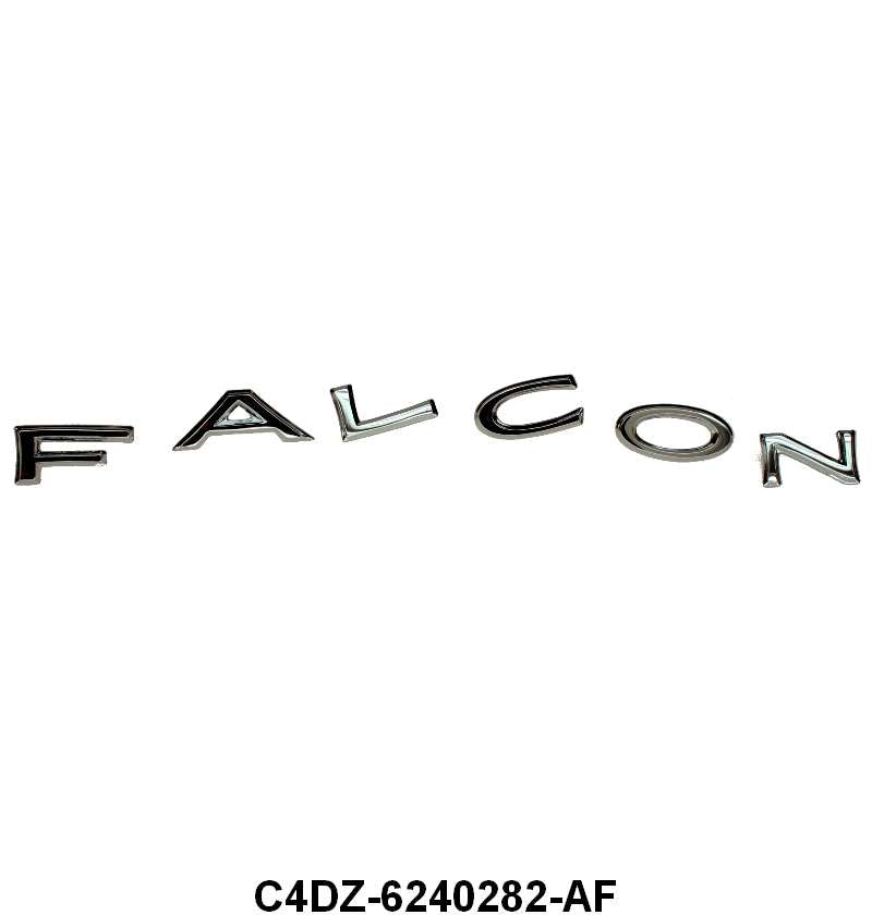 TAILGATE EMBLEM/SCRIPT - 64-65 "FALCON"