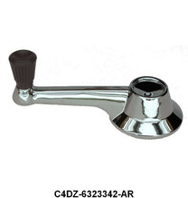 QUARTER WINDOW CRANK - 64-65 FLCN/FRLN/COMET WITH BLACK KNOB
