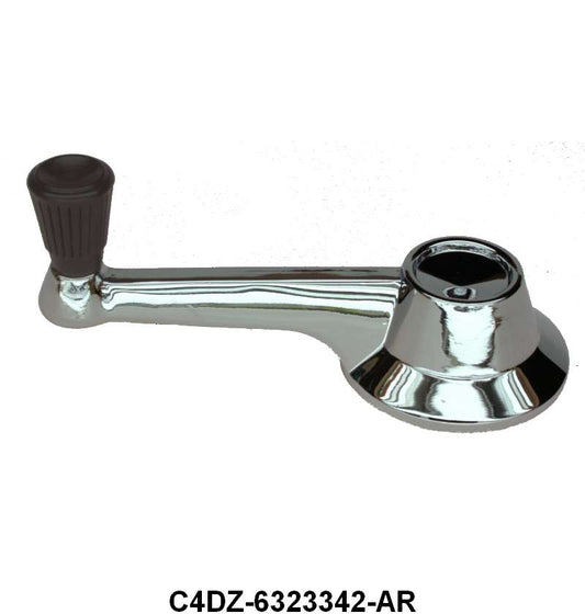 QUARTER WINDOW CRANK - 64-65 FLCN/FRLN/COMET WITH BLACK KNOB