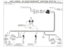 FIREWALL TO HEADLIGHT HARNESS - 64 COMET