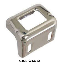 TRUNK LID LATCH STRIKER PLATE - 64-65 FLCN./FRLN, 64-67 CMT, 64-66 MUST ZINC