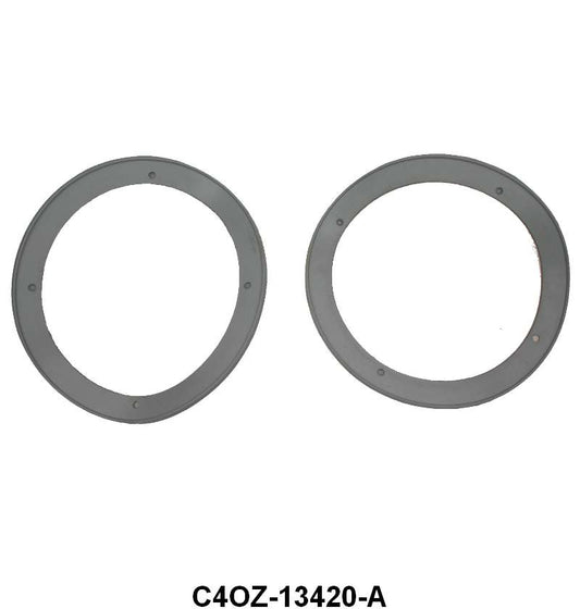 TAIL LIGHT TO BODY PADS - 64 FAIRLANE EXCEPT WAGON, GRAY RUBBER