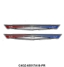 QUARTER POST/ROOF EMBLEMS - 63 GALAXIE, 64 FAIRLANE SPORTS COUPE