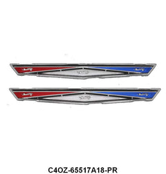 QUARTER POST/ROOF EMBLEMS - 63 GALAXIE, 64 FAIRLANE SPORTS COUPE