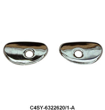 INSIDE DOOR HANDLE ESCUTCHEONS - 65-66 MUSTANG WITH PONY DOOR PANELS