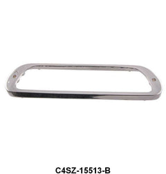CARGO LIGHT LENS CHROME BEZEL - 67-77 F-100/F-350