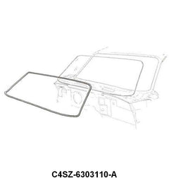 WINDSHIELD SEAL - 64-66 T-BIRD HARDTOP, CONVERTIBLE