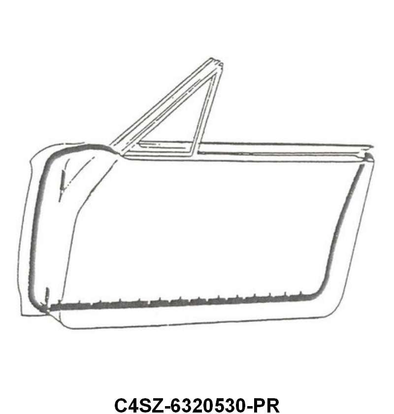 DOOR SEALS - 64-66 T-BIRD
