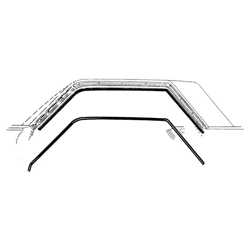 ROOF RAIL SEALS - 64-66 T-BIRD HARDTOP