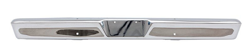 FRONT BUMPER - 64-77 F-100/F-350 CHROME W/LICENSE PLATE HOLES
