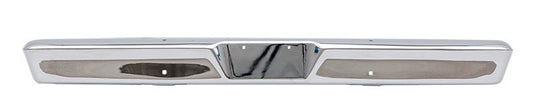 FRONT BUMPER - 64-77 F-100/F-350 CHROME W/LICENSE PLATE HOLES