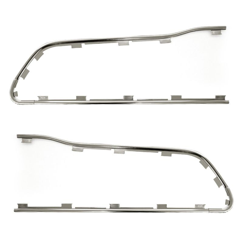 DOOR PANEL INTERIOR TRIM - 61-66 F-100/F-350, POLISHED ALUMINUM, 6 pcs
