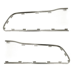 DOOR PANEL INTERIOR TRIM - 61-66 F-100/F-350, POLISHED ALUMINUM, 6 pcs