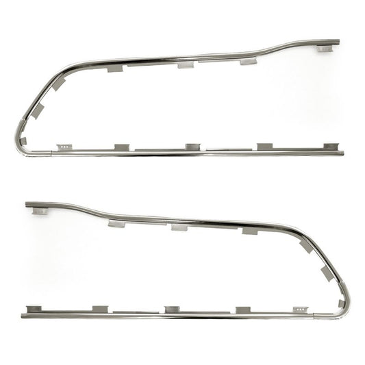 DOOR PANEL INTERIOR TRIM - 61-66 F-100/F-350, POLISHED ALUMINUM, 6 pcs