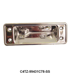 STYLESIDE TAILGATE HANDLE MOUNTING PLATE (STAINLESS) - 64-72 F-100/F-250