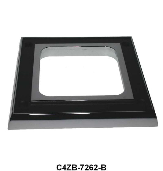 DELUXE SHIFT BOOT BEZEL - 65-68 MUSTANG, 3 spd ,4 spd CHROME