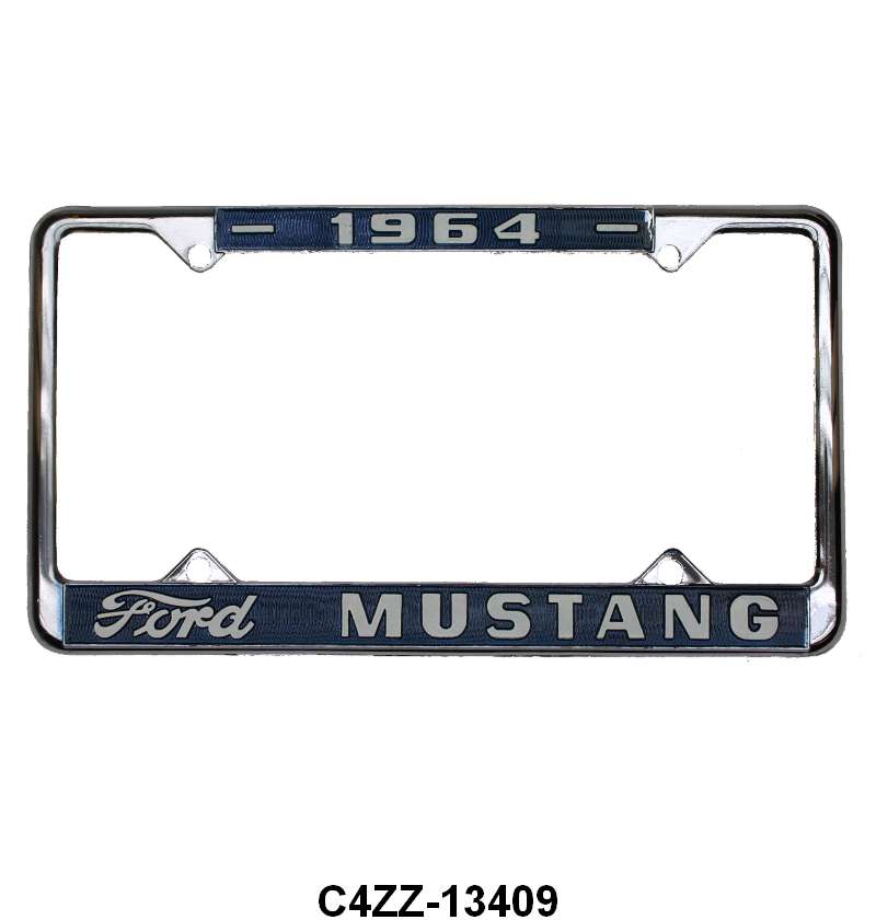 MUSTANG LICENSE PLATE FRAME - 64 1/2 MUSTANG