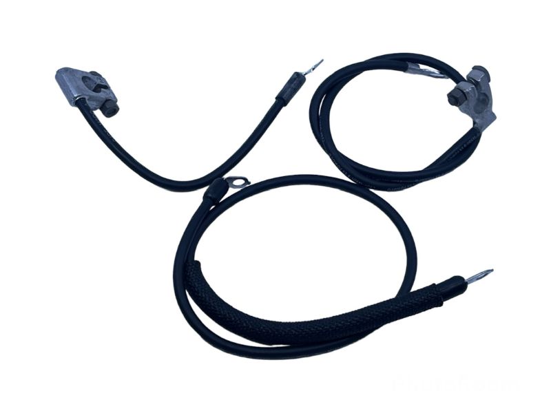 FORD SCRIPT BATTERY CABLE SET - 64 1/2 MUSTANG, 269, 289