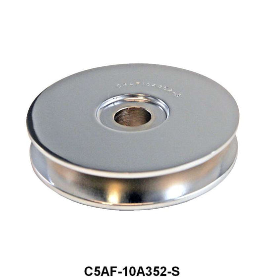 CORRECT REPRODUCTION ALTERNATOR PULLEY - 65-67 289HP CHROME STEEL