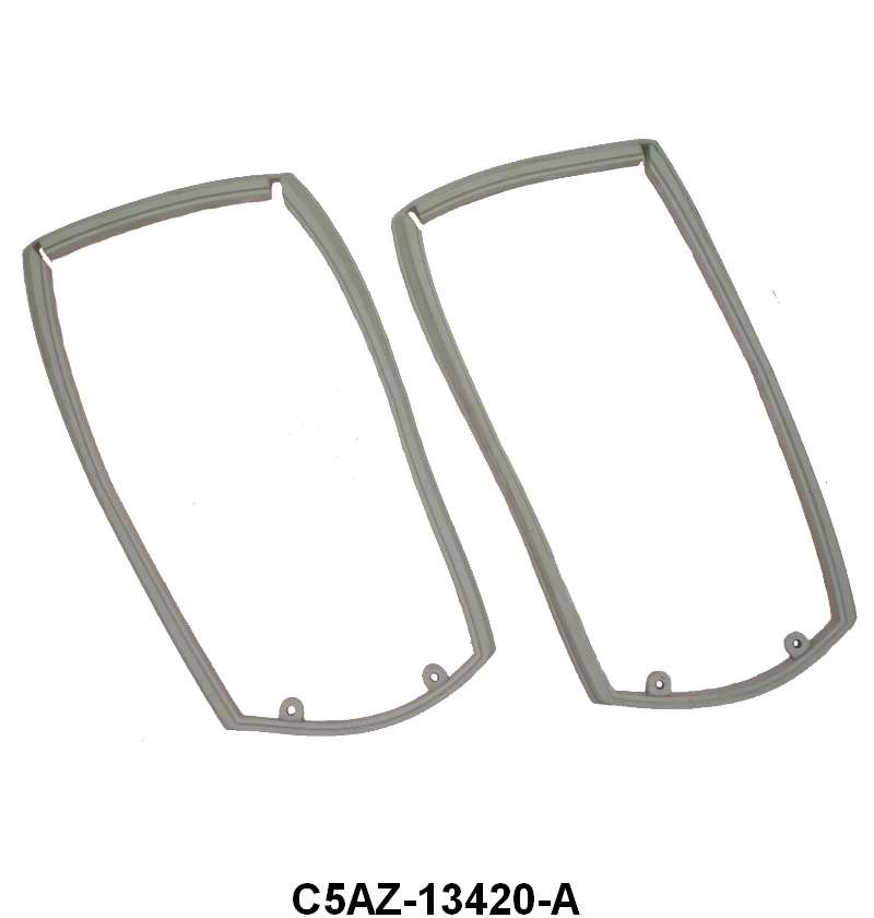 TAIL LIGHT BEZEL PADS - 65 GALAXIE BODY # 54A, 57, 62A, 63B, 63C,76