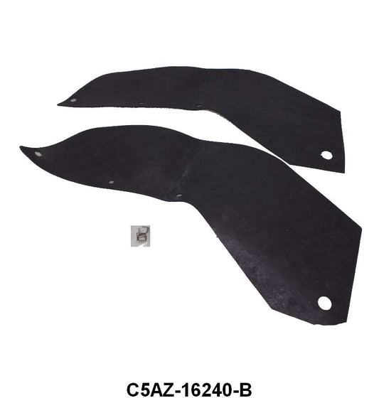 INNER FENDER APRON TO FRAME REAR LOWER SEALS - 65-66 GALAXIE
