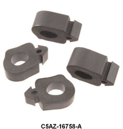 HOOD SIDE BUMPERS ON HOOD - 65-66 GALAXIE