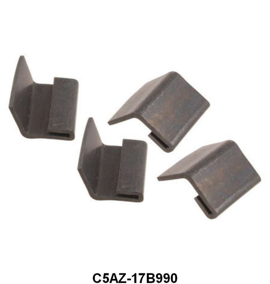 REAR BUMPER TO STONE DEFLECTOR ANTI SQUEAK PADS - 65-66 GALAXIE 4 PIECES