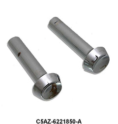 DOOR LOCK KNOBS - 65-57 GLX, 66-67 FLCN/FRLN, 67 MUST CHROME