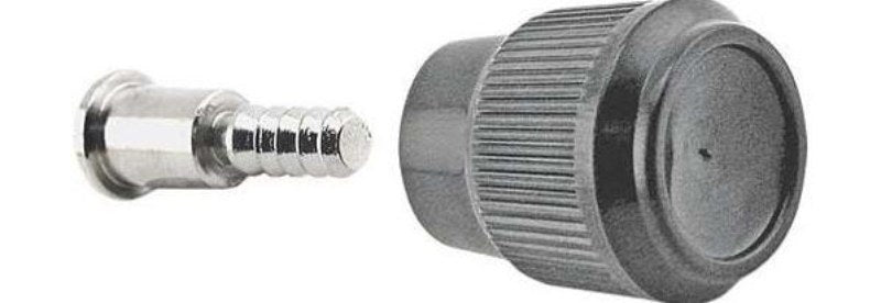 WINDOW CRANK KNOB - 65-67 GLX, 66-67 FALCON, FAIRLANE, COMET, BLACK