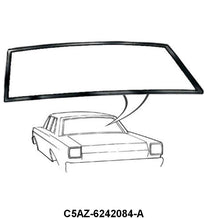 REAR/BACK WINDOW SEAL - 65-66 GALAXIE/CUSTOM 2DR & 4DR SEDAN