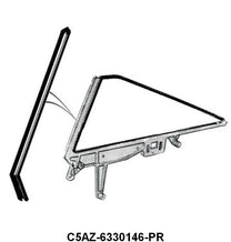 FRONT EDGE OF QUARTER WINDOW SEALS - 65-68 GLX CONV,65-66 FASTBACK,68 HARDTOP