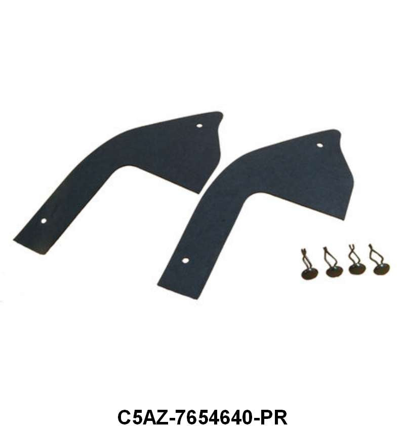 FOLDING TOP COMPARTMENT UPPER FRONT COVER - 65-66 GALAXIE