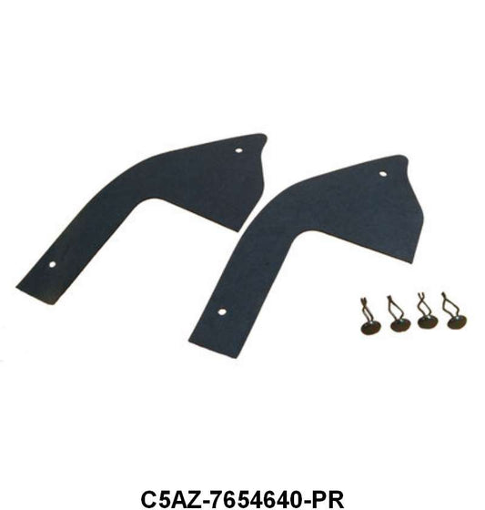 FOLDING TOP COMPARTMENT UPPER FRONT COVER - 65-66 GALAXIE