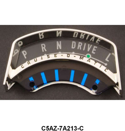 AUTOMATIC COLUMN SHIFT INDICATOR (PRNDL) - 65-66 GLX ALL AUTO TRANS