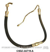 PWR. STR. PRESSURE HOSE - 65 FLCN, 65-66 MUST V8 W/FORD