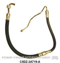 PWR. STR. PRESSURE HOSE - 65 FLCN, 65-66 MUST V8 W/FORD