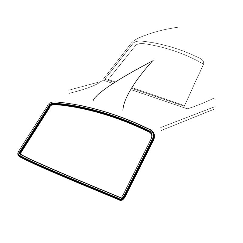 REAR/BACK WINDOW SEAL - 65 COMET 2DR & 4DR SEDAN