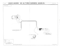 ALTERNATOR TO VOLTAGE REGULATOR WIRE - 65 FRLN 289