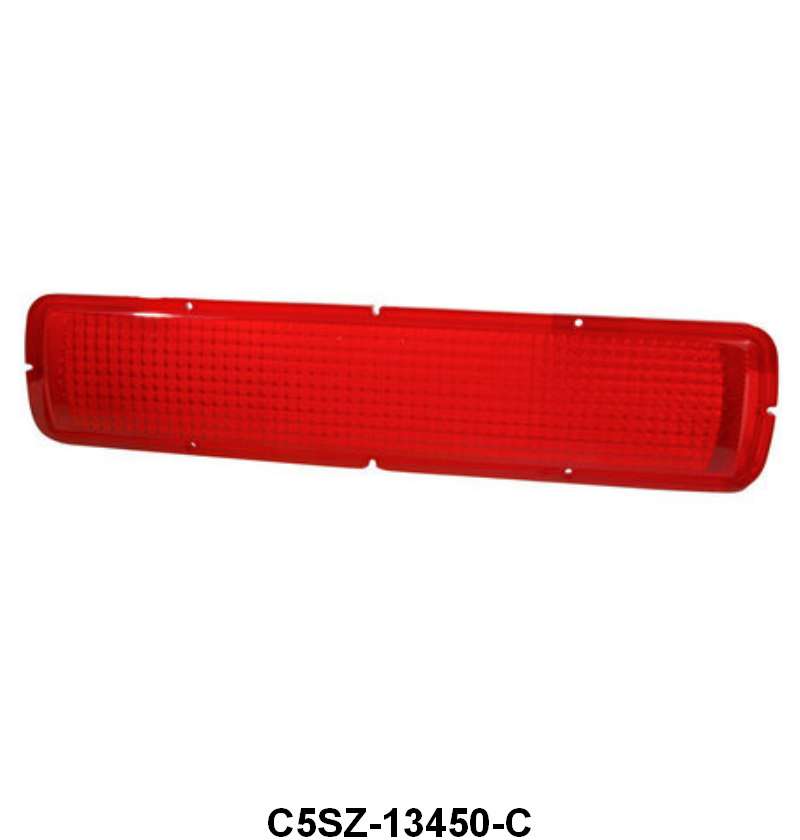 TAIL LIGHT LENS WITH FOMOCO SCRIPT - 68 MUSTANG "CAL SPECIAL"