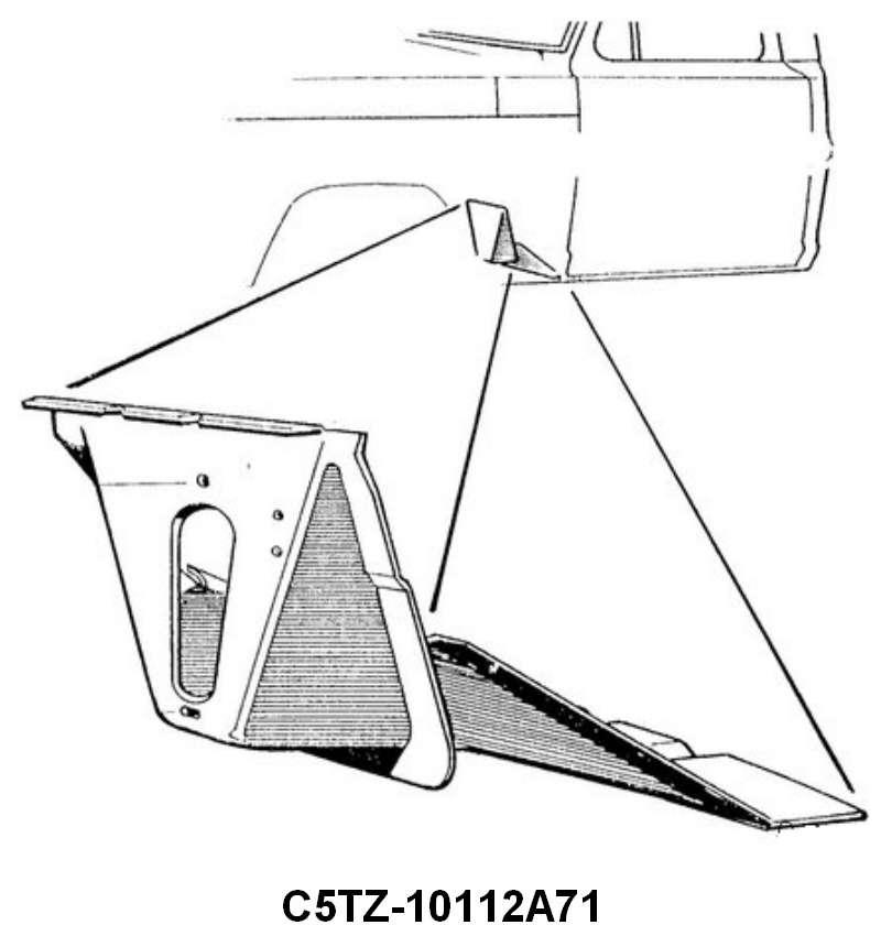 FRONT CAB MOUNT - 65-67 F-100/F-350 LH