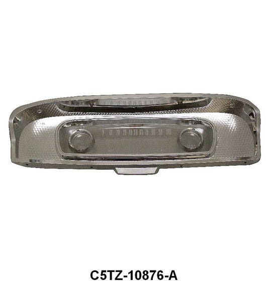 INSTRUMENT CLUSTER BEZEL WITH LENS - 65-66 F-100