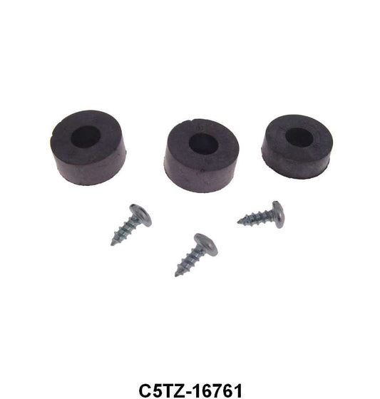 HOOD BUMPER KIT - 65-66 F-100/F-350, SET OF3