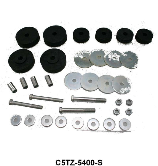 CAB TO FRAME PAD AND BOLT KIT - 65-66 F-100
