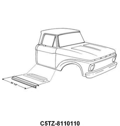 OUTER ROCKER PATCH PANEL - 65-66 F-100/F-250, RH