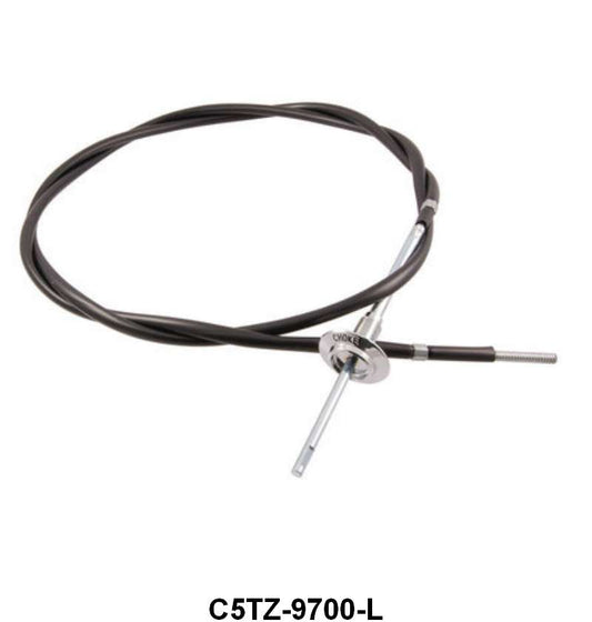 CHOKE CABLE WITH BEZEL - 61-69 F-100/F-350, 62" , USE KNOB C1TZ-17513