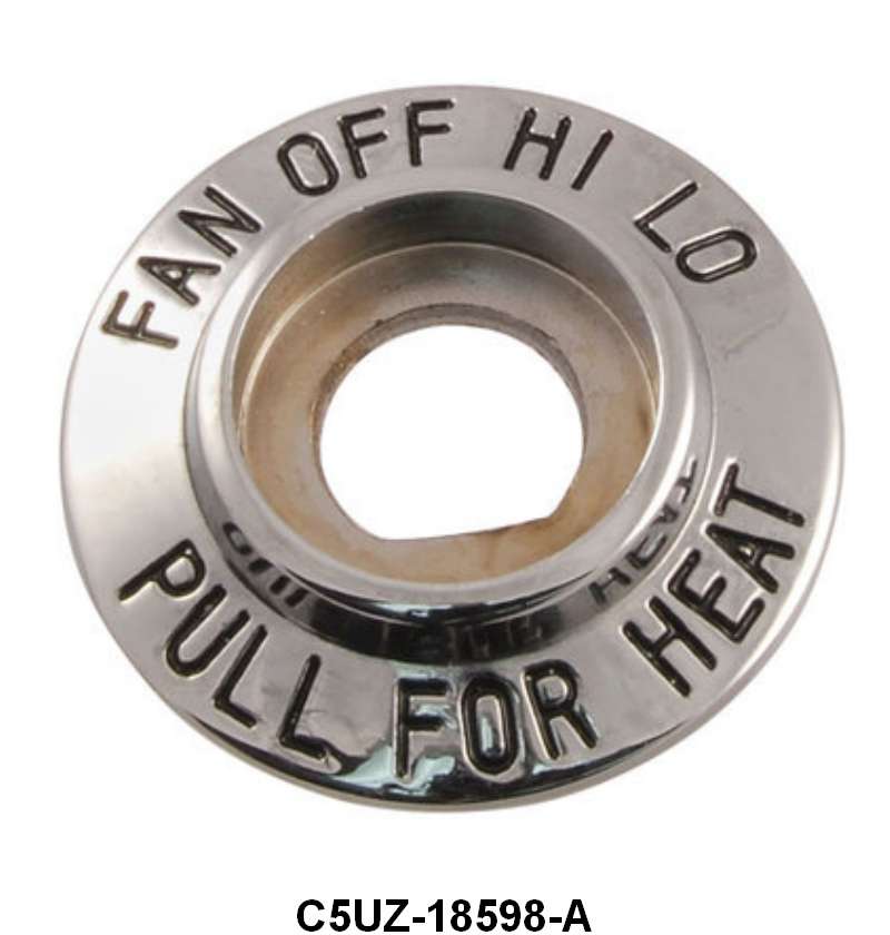 HEATER SWITCH BEZEL - 65-69 ECONO