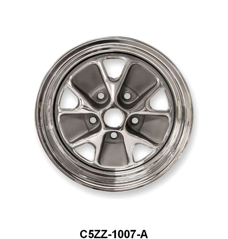 STYLE STEEL WHEELS - 65 MUST/FLCN 14" X 5" W/CHARCOAL INSERTS